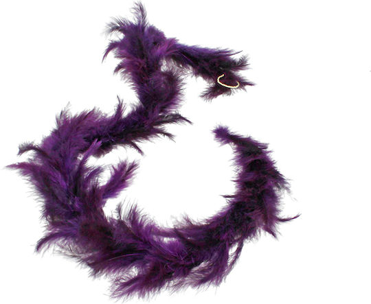 Zaros Weihnachtliche Girlande in Girlande Aubergine Lila 100cm 1Stück