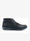 Leather Men's Boots Desert Black