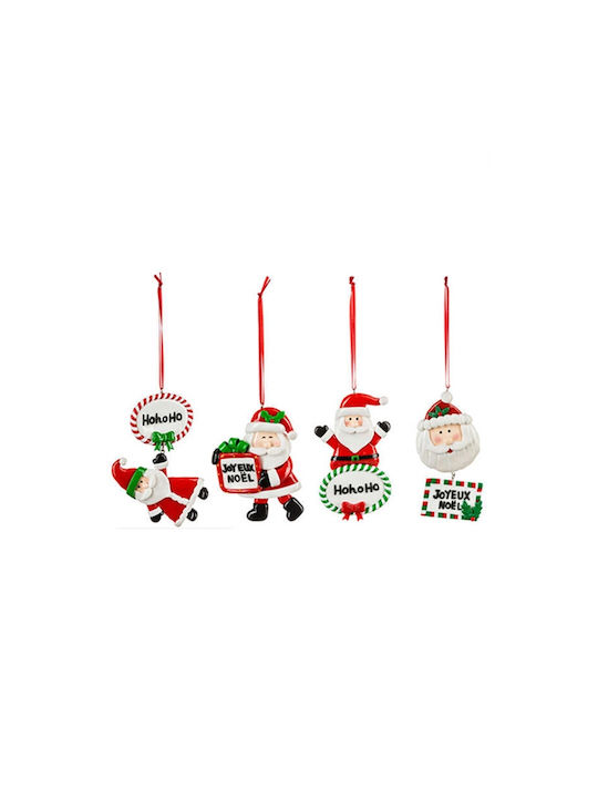 Atmosphera Christmas Ceramic Santa Claus Ornament 10cm (Μiscellaneous Designs)