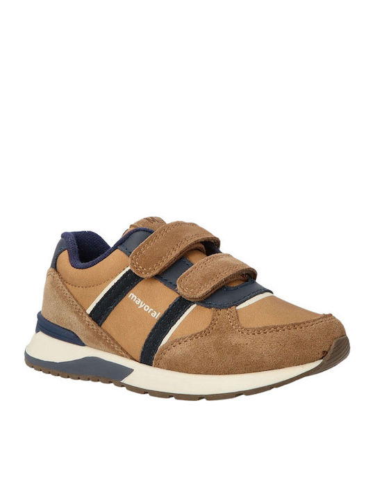 Ecofriends Παιδικά Sneakers με Σκρατς Καφέ