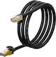 Baseus U/UTP Kat.7 Ethernet-Netzwerkkabel 1.5m Schwarz 1Stück