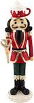 Zen Collection Plastic Christmas Nutcracker 35cm Red