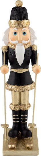 Zen Collection Nutcracker de Crăciun Auriu din Plastic Înălțime 23cm.