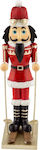 Zen Collection Plastic Christmas Nutcracker 23cm Red