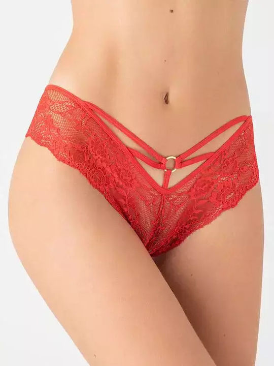 Milena by Paris Women's Brazil with Lace Red