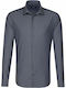 Long-sleeved Cotton Shirt Gray