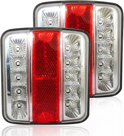 Factory Set Lumini Remorcă Auto și Lumini Pentru Remorcă LED Waterproof Cu Șuruburi 12 / 24V 2 Bucăți