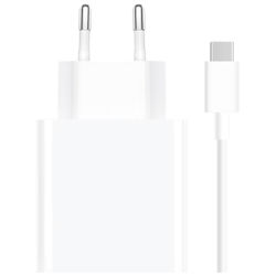 Xiaomi Charger with USB-A port and USB-C Cable 67W in White Colour (BHR6035EU)