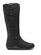 Women's Boots with Zipper Black