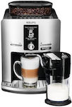 Krups EA82FE10 Mașină Espresso Automată 1450W Presiune 15bar pentru Cappuccino cu Râșniță Argint