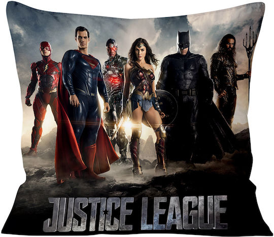 Beauty Home Детска Декоративна Възглавница Justice League Art Многоцветна 6186МΞ 40x40см