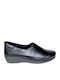 Flex Go Leather Women's Moccasins in Black Color