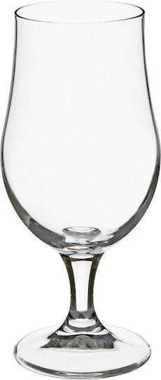Secret de Gourmet Set of Glasses Beer, μπίρας made of Glass Stemmed 370ml 4pcs