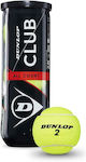 Dunlop D TB Club AC 3 Pet Μπαλάκια Τένις για Προπόνηση 3τμχ