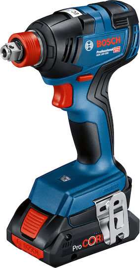 Bosch GDX 18V-200 Brushless Μπουλονόκλειδο Μπαταρίας 18V Solo με Υποδοχή 1/2" & 1/4"