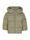 Kids' Casual Jacket Short with Hood Green JI1159026G
