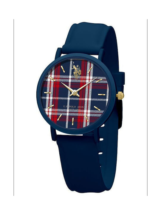 U.S. Polo Assn. Remy Women's Watch with Blue Rubber Strap