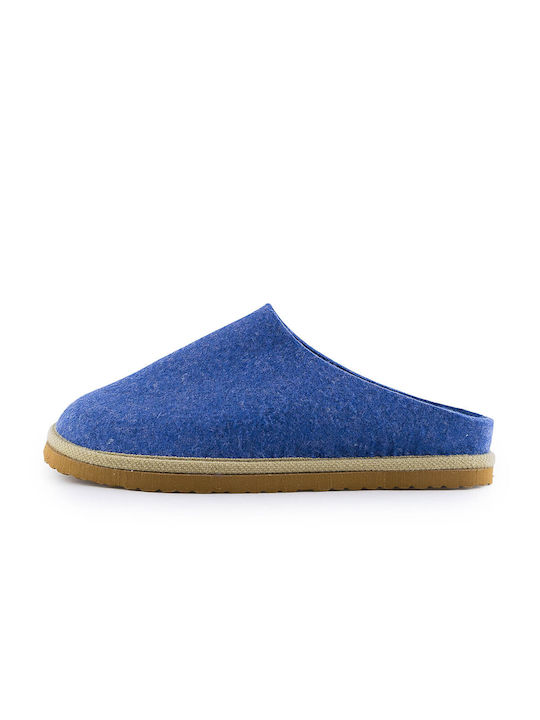 Adam's Shoes 751-22501 Women's Slipper In Blue Colour
