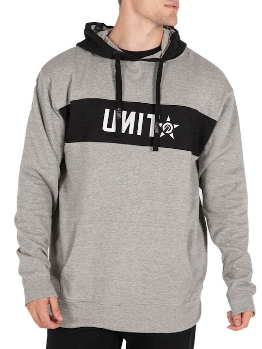 UNIT CLIMP HOODIE GRY MARL