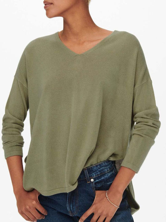 Only Lamalia 15219642 Women's Long Sleeve Blouse Mermaid Olive