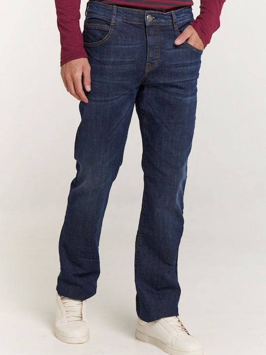 Edward Jeans Cido-W22 Pantaloni de blugi pentru bărbați Dark Blue Denim