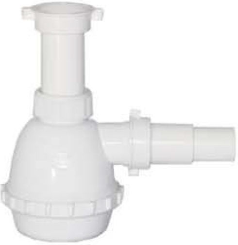 Lamaplast Plastic Siphon Sink with Output 38mm White