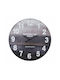 Wall Clock Wooden Black Ø60cm