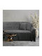 Das Home Zweisitzer-Sofa Überwurf 0237 180x250cm Dark grey