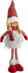 Zen Collection Weihnachtsfigur Stoff Elf Rot 42x14x8cm