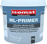 Isomat ML-Primer Primer Σιλικονούχο-Aκρυλικό Αστάρι Νερού Πρόσφυσης Suitable for Construction Materials 15kg