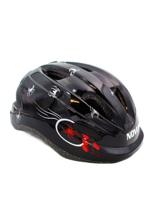 Novus Spider Cască Pentru Bicicletă BMX Neagră Pentru Copii