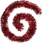 Christmas Garland Tinsel Red 200x15cm 1pc