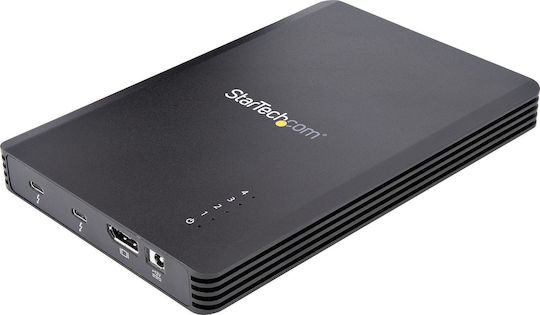 StarTech Case for 4 Hard Drives M.2 PCI Express with Connection Thunderbolt 3