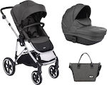 Kikka Boo Thea Adjustable 2 in 1 Baby Stroller Suitable for Newborn Dark Grey 10.6kg