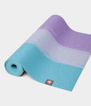Manduka Eko Lite Στρώμα Γυμναστικής Yoga/Pilates Aqua Stripe (180x61x0.4cm)
