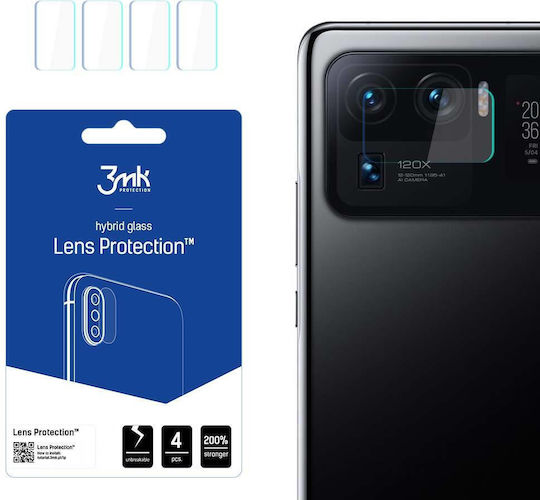 3MK Lens Protection Protecție Cameră Tempered Glass Transparent pentru Xiaomi Mi 11 Ultra 5G