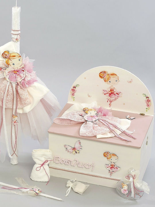 Katsigiannis Ballerina Baptism Set with Ballerina Theme