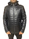 GR-ROBERT MEN'S LEATHER JACKET BLUE