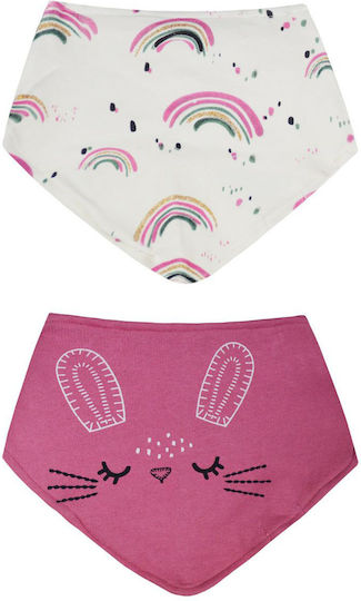 Energiers Bandana Stoff mit Taste Rosa 2Stück