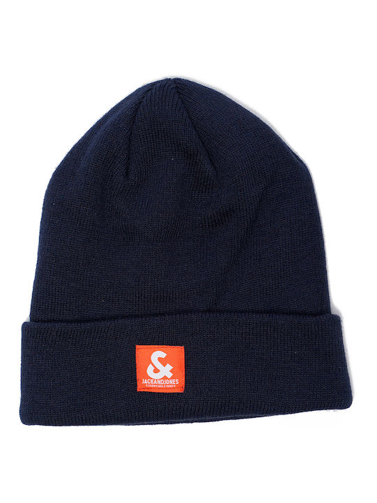 Jack & Jones Beanie Männer Beanie Gestrickt Navy Blazer