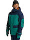 Winter Jacket Hardshell Waterproof and Windproof Green
