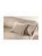 Guy Laroche Guy Laroche Decorativi Throw Pillow Cover Libra Made of 100% Cotton Natural 50x50cm