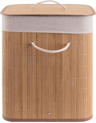 Estia Essentials Καλάθι Απλύτων Bamboo Πτυσσόμενο 60lt με Καπάκι 40x30x50cm Μπεζ Estia Essentials Καλάθι Απλύτων Bamboo Πτυσσόμενο 60lt με Καπάκι 40x30x50cm Μπεζ