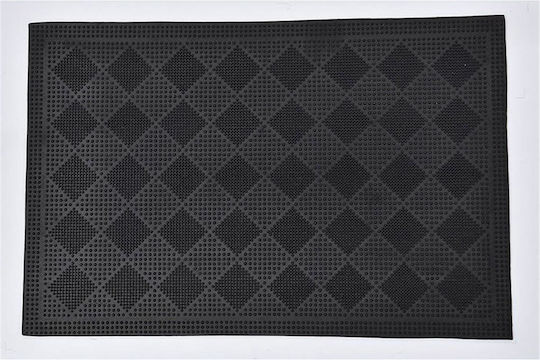 Atmosphera Входен Неслизащ Килим от Черен Каучук 40x60см