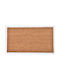 Atmosphera Entrance Mat made of Coir with Anti-slip Backing Brown 33x60cm