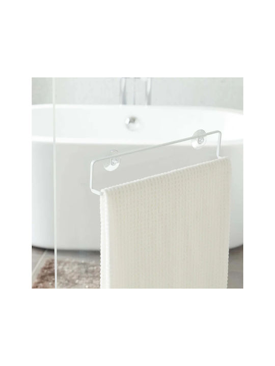 Yamazaki Single Wall-Mounted Bathroom Rail ​35.5x4cm White