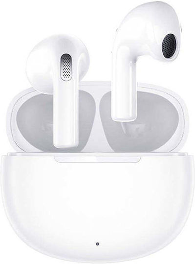 QCY AilyPods T20 Earbud Bluetooth Handsfree Earphones with Sweat Resistance and Charging Case White
