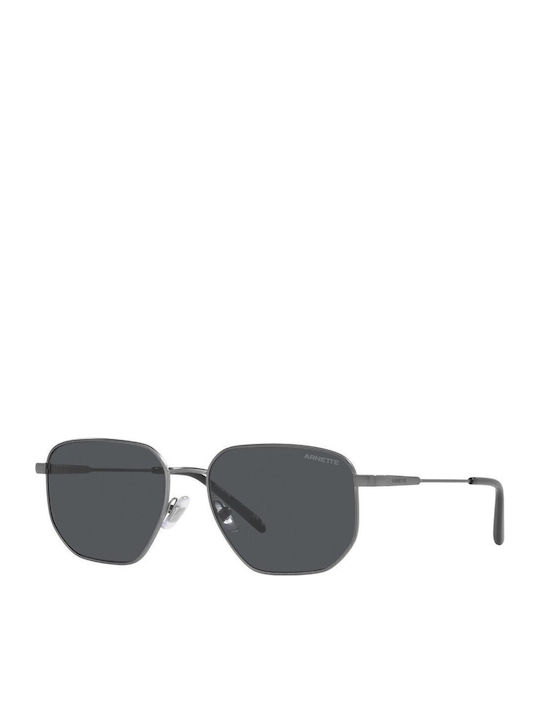 Arnette Sling Men's Sunglasses with Gray Metal Frame and Gray Lens AN3086 75287
