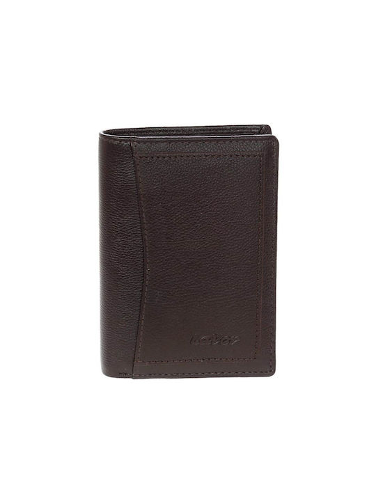 Lavor Men's Leather Wallet with RFID Dark Brown