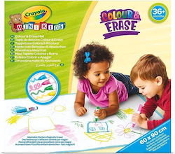 Crayola Ζωγραφική Mini Kids Color Pop Erase Χαλάκι για Παιδιά 3+ Ετών